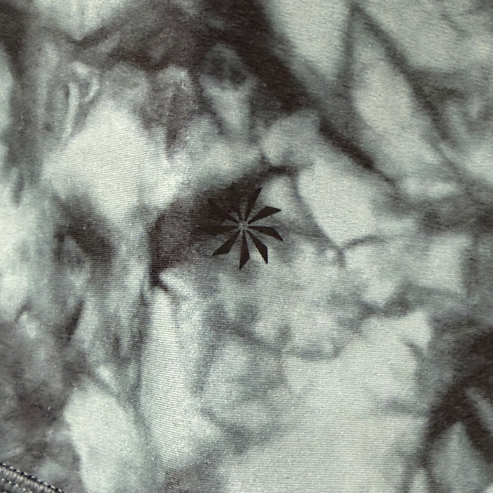 EUC Athleta Gray Tie-Dye 7/8 Salutation Tight - Picture 3 of 5